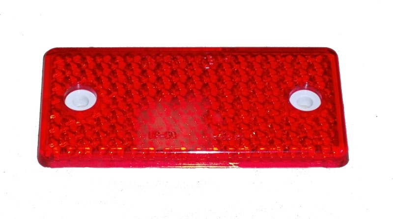 Rückstrahler rot rund Ø 65 mm Oldtimer Deutz-Fahr Schlepper Trakotor 